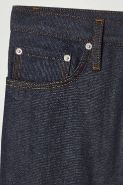 RIDER LOCKERE SELVEDGE-JEANS MIT GERADEM BEIN