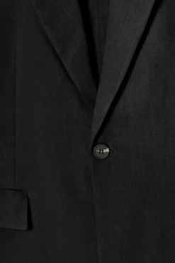 ÄRMELLOSER BLAZER AUS LEINEN-MIX