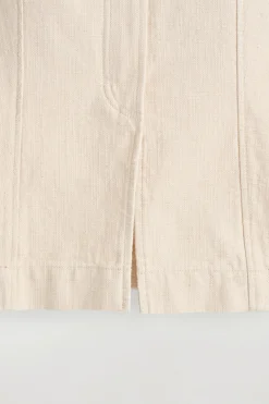 ÄRMELLOSES DENIM-TOP