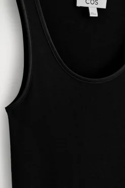 ÄRMELLOSES TANKTOP AUS BAUMWOLLJERSEY