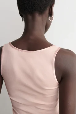 ÄRMELLOSES TANKTOP AUS BAUMWOLLJERSEY