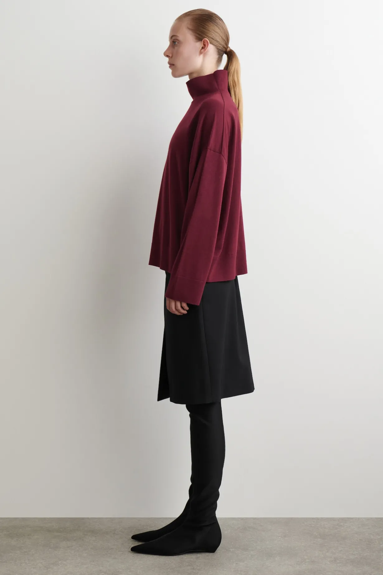 ROLLKRAGENPULLOVER AUS MERINOWOLLE