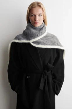 SCHAL AUS WOLL-MOHAIR-MIX