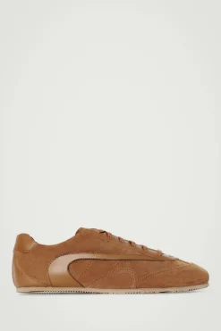 SCHLICHTE SNEAKERS AUS VELOURSLEDER