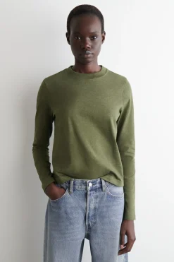 SCHLICHTES LANGARMSHIRT MIT NORMALER PASSFORM