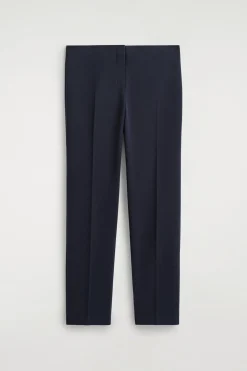 SCHMAL GESCHNITTENE HOSE AUS WOLL-MIX