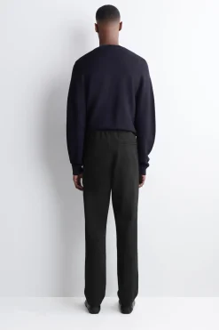 SCHMAL GESCHNITTENE JERSEY-HOSE MIT GERADEM BEIN
