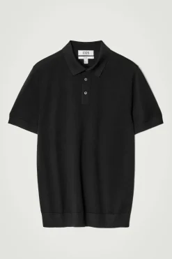 SCHMAL GESCHNITTENES POLOSHIRT AUS SEIDENSTRICK
