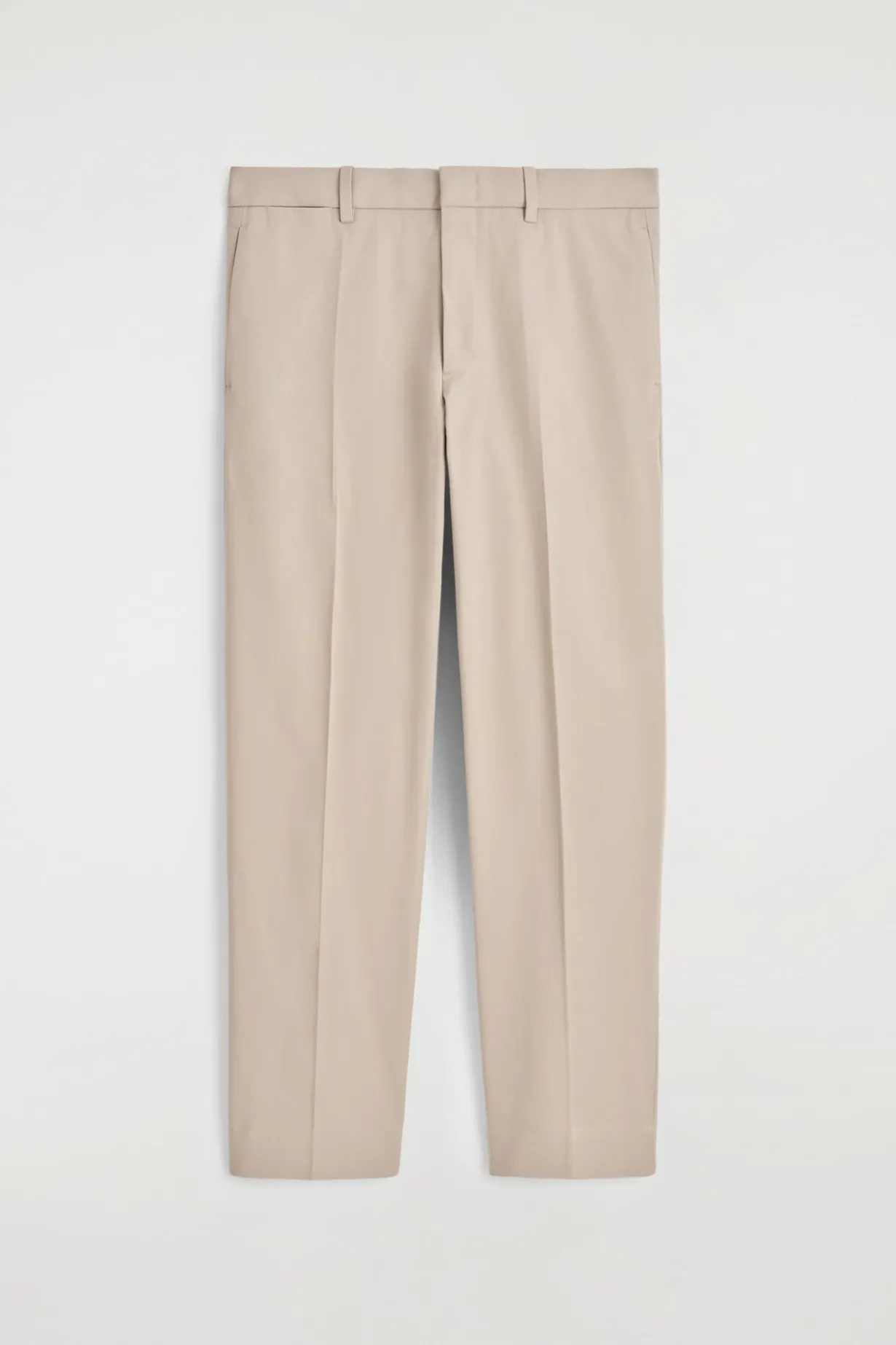 SCHMAL ZULAUFENDE CHINOHOSE AUS BAUMWOLLE