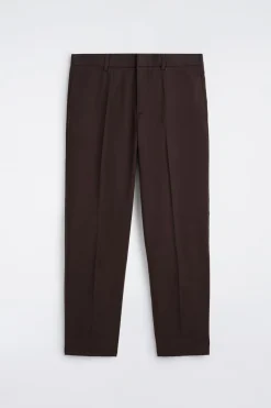 SCHMAL ZULAUFENDE CHINOHOSE AUS BAUMWOLLE
