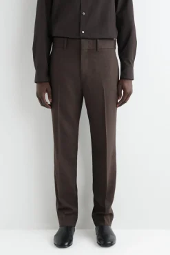 SCHMAL ZULAUFENDE WOLLHOSE