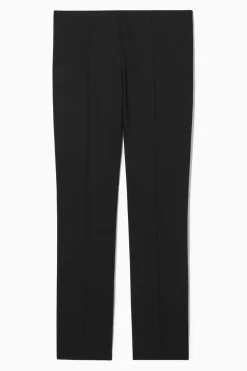 SCHMALE BOOTCUT-HOSE AUS WOLL-CRÊPE