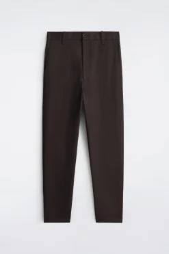 SCHMALE CHINOHOSE AUS BAUMWOLLE MIT GERADEM BEIN