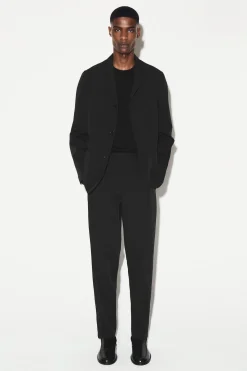SCHMALE HOSE AUS TWILL MIT GERADEM BEIN
