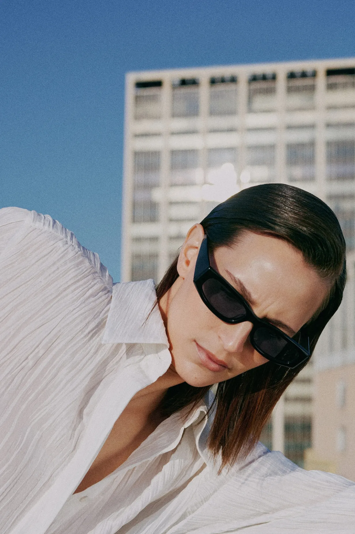 SCHMALE RECHTECKIGE SONNENBRILLE