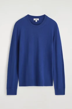 SCHMALER MERINOWOLLPULLOVER MIT RUNDHALSAUSSCHNITT