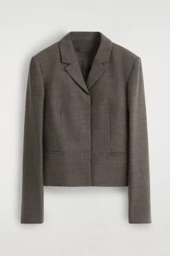 SCHMALER TAILLIERTER BLAZER AUS WOLLE