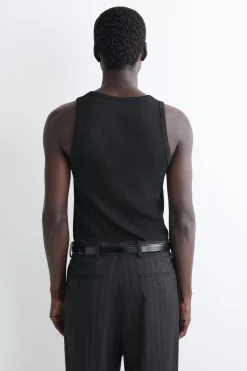 SCHMALES GERIPPTES TANKTOP AUS BAUMWOLLE