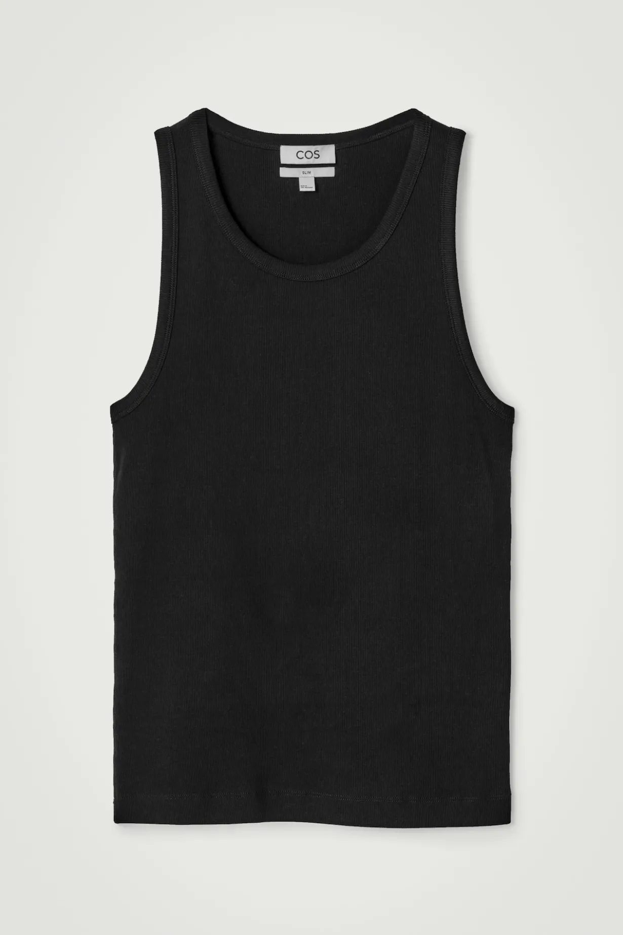 SCHMALES GERIPPTES TANKTOP AUS BAUMWOLLE