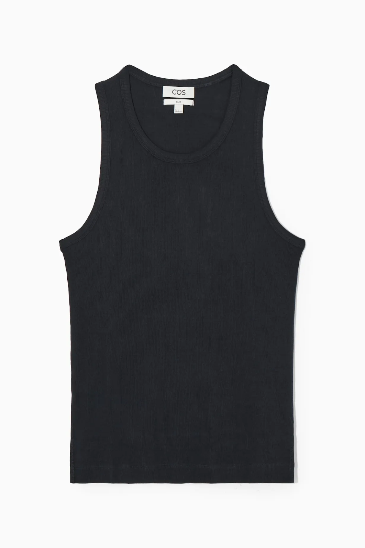SCHMALES GERIPPTES TANKTOP AUS BAUMWOLLE