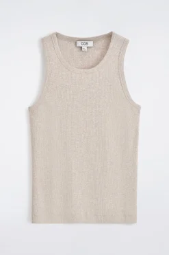 SCHMALES GERIPPTES TANKTOP AUS BAUMWOLLE