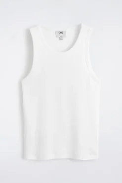 SCHMALES GERIPPTES TANKTOP AUS BAUMWOLLE