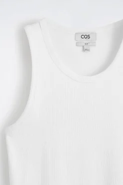 SCHMALES GERIPPTES TANKTOP AUS BAUMWOLLE