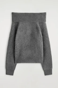 SCHULTERFREIER PULLOVER AUS MERINOWOLLE