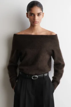 SCHULTERFREIER PULLOVER AUS MERINOWOLLE
