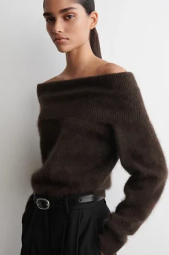 SCHULTERFREIER PULLOVER AUS MERINOWOLLE