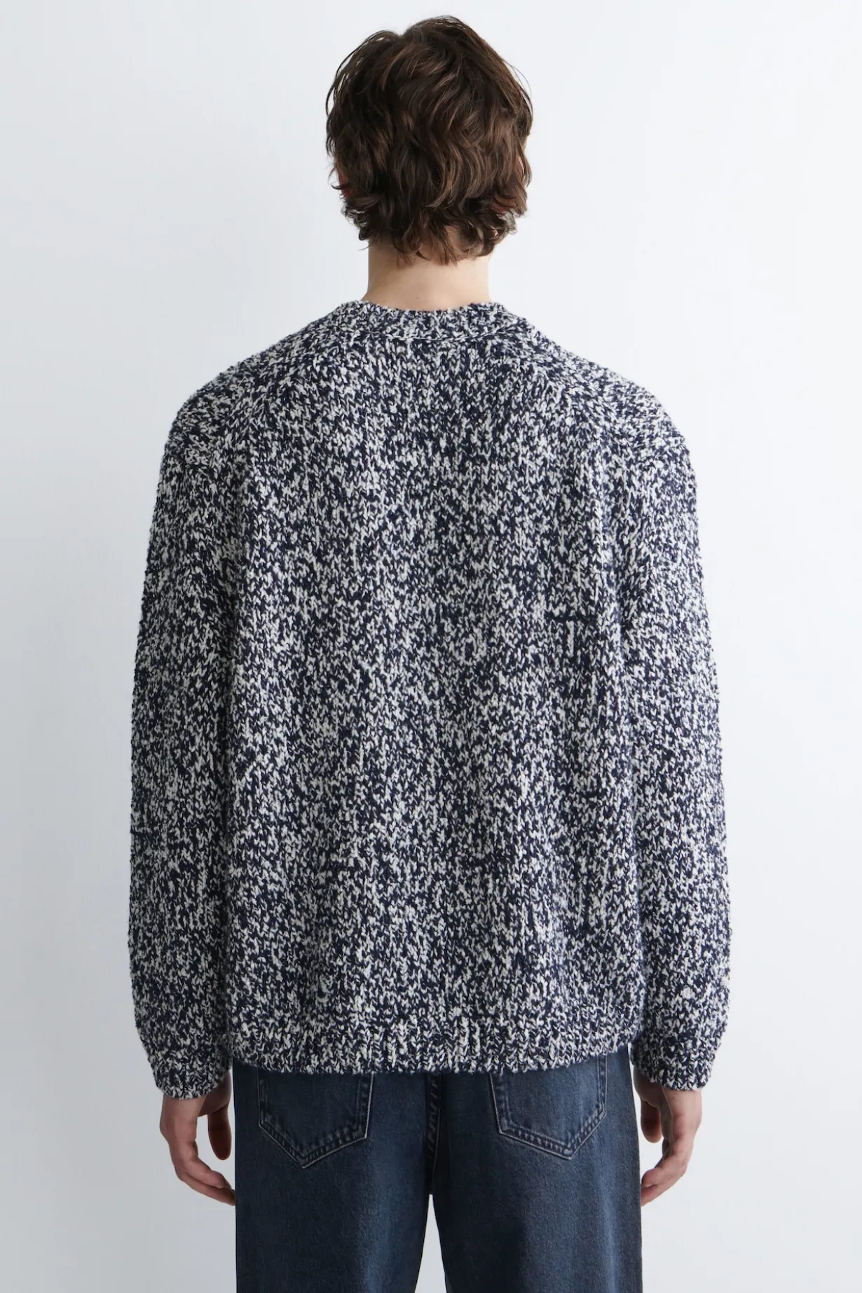 SCHWERER PULLOVER AUS WOLL-MIX