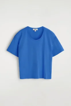 SCOOP-NECK COTTON T-SHIRT