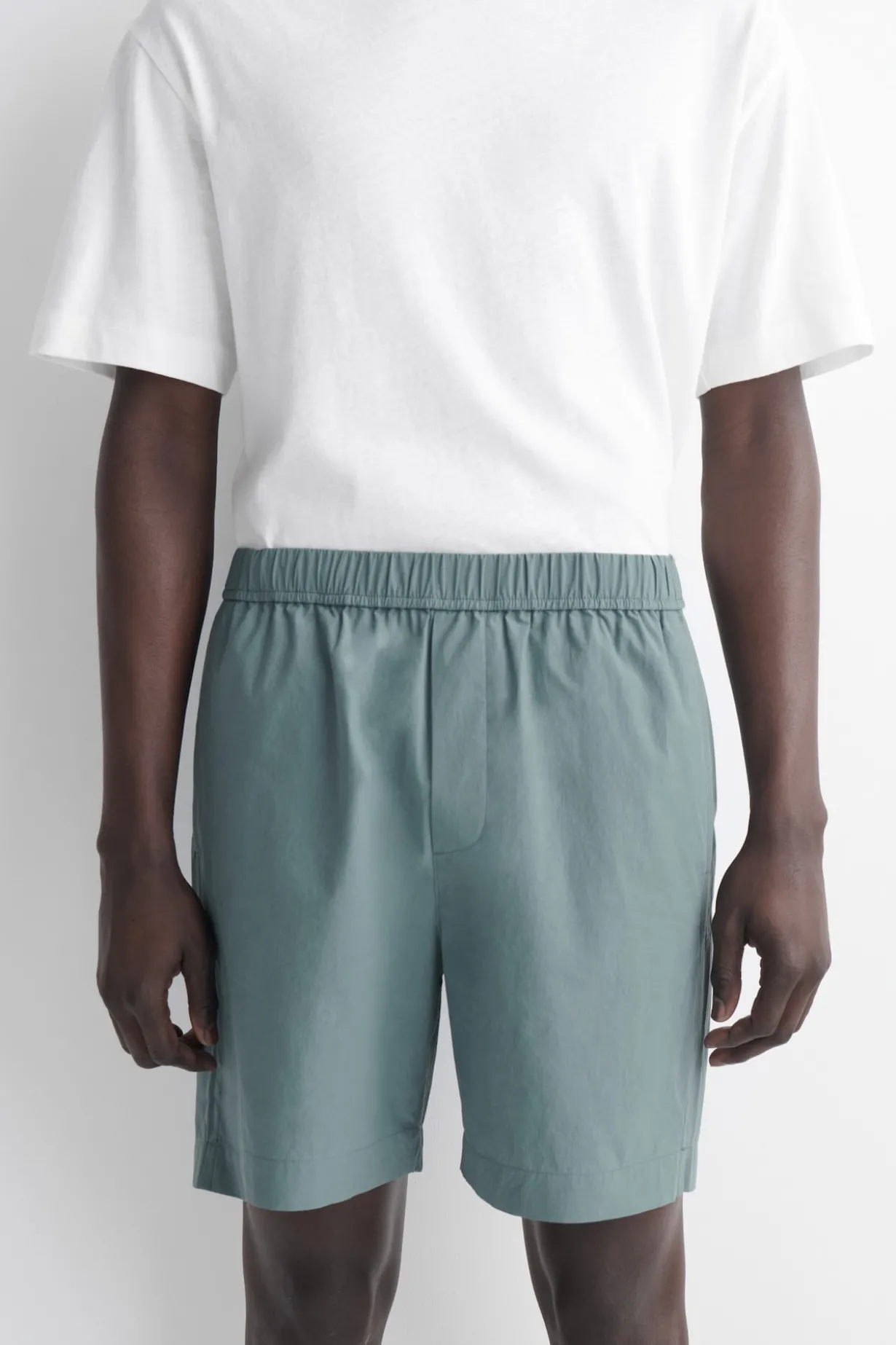 SHORTS AUS BAUMWOLLE MIT ELASTISCHEM BUND