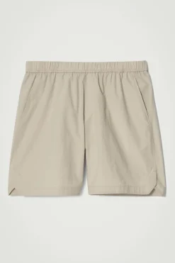 SHORTS AUS PIMA-BAUMWOLLE MIT ELASTISCHEM BUND