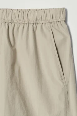 SHORTS AUS PIMA-BAUMWOLLE MIT ELASTISCHEM BUND