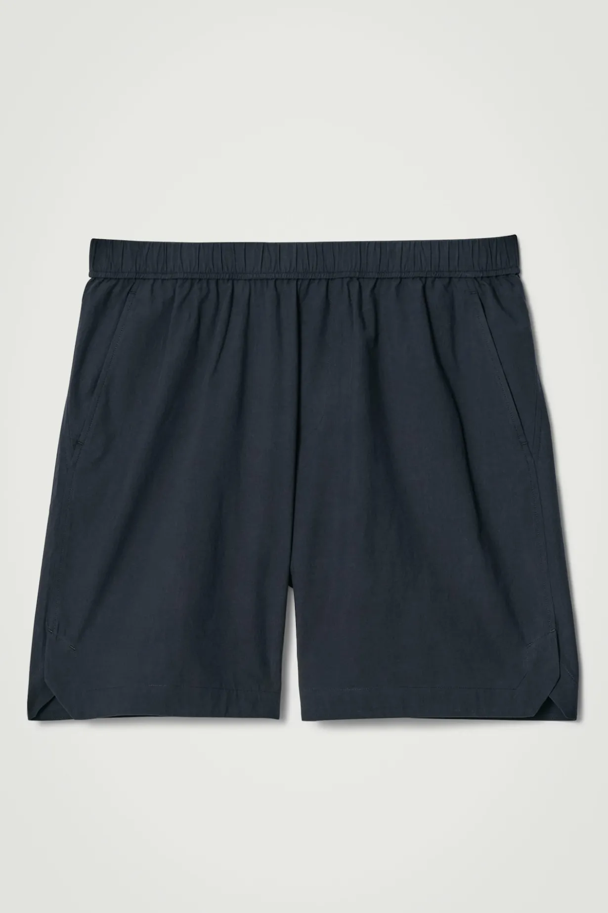 SHORTS AUS PIMA-BAUMWOLLE MIT ELASTISCHEM BUND