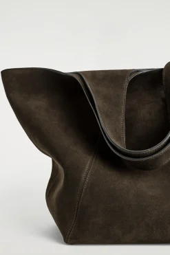 SKULPTURALE TOTE BAG - VELOURSLEDER