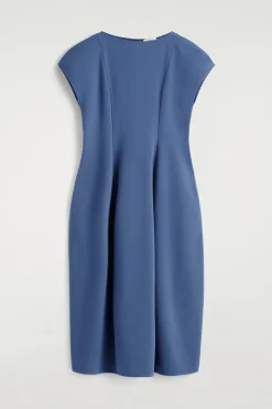 SKULPTURALES MIDIKLEID AUS JERSEY