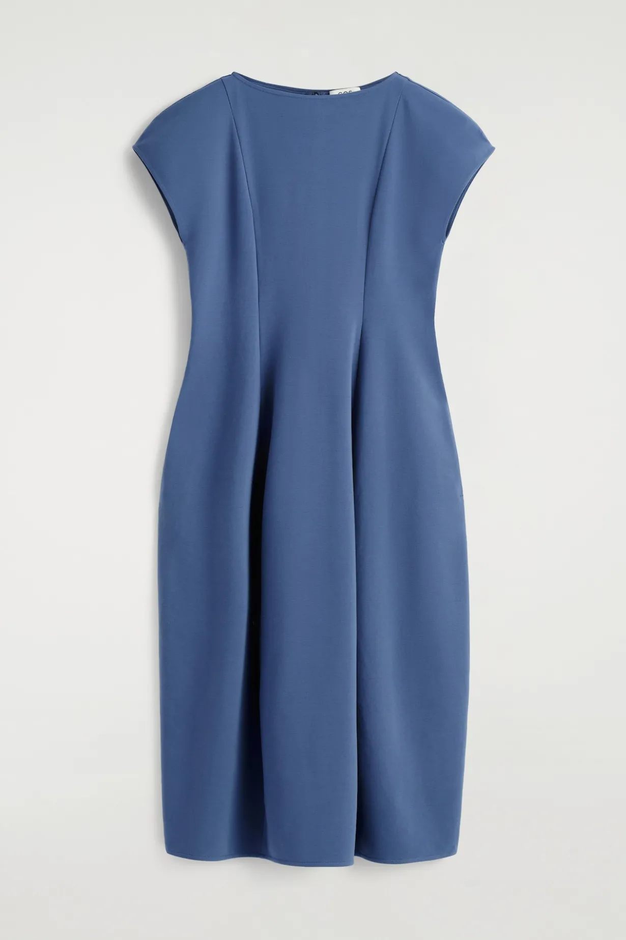 SKULPTURALES MIDIKLEID AUS JERSEY
