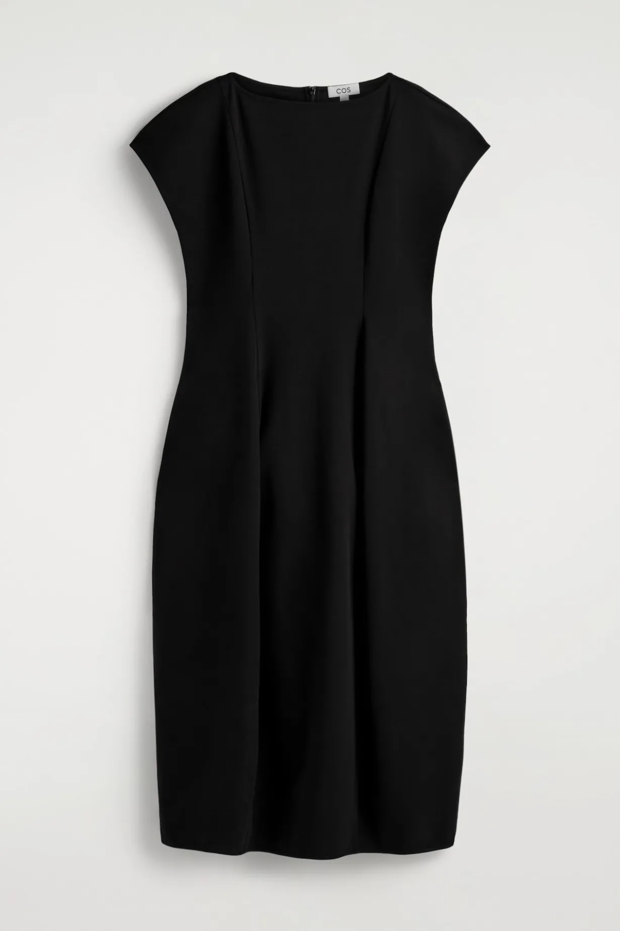 SKULPTURALES MIDIKLEID AUS JERSEY