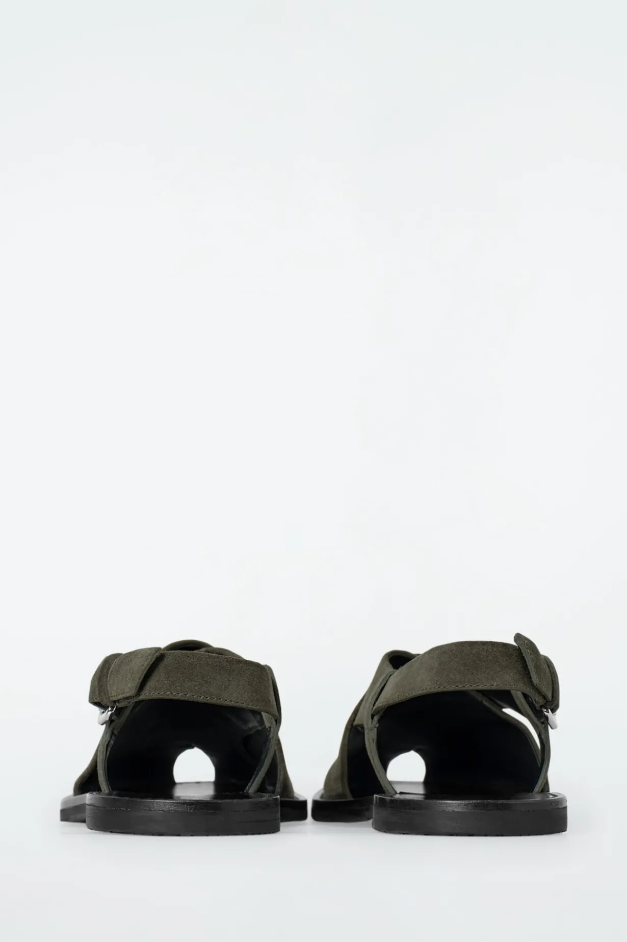 SLINGBACK-SANDALEN AUS VELOURSLEDER