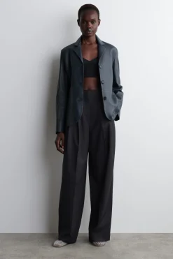 STRICK-BRALETTE AUS BAUMWOLLE