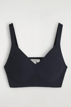 STRICK-BRALETTE AUS BAUMWOLLE