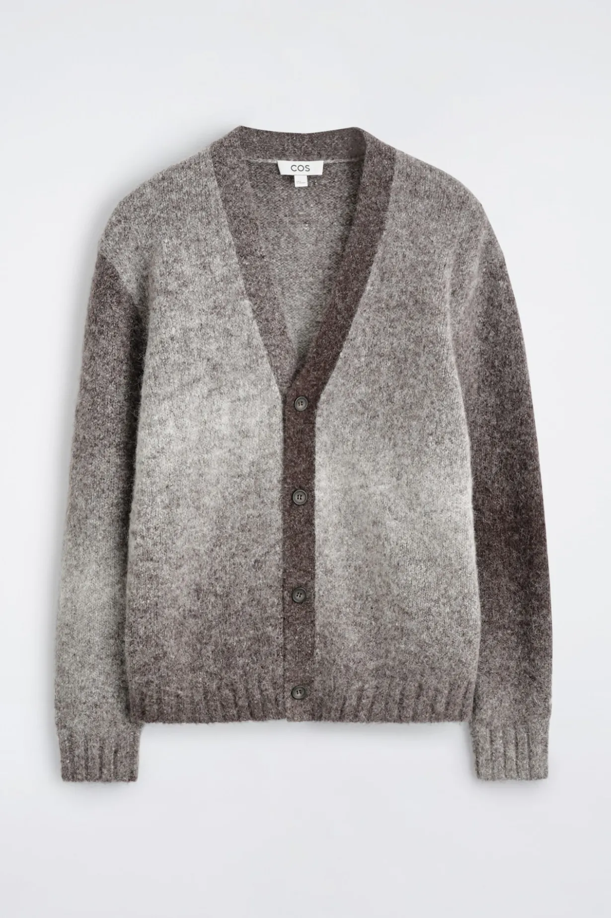 STRICKJACKE AUS ALPAKAWOLLE MIT FARBVERLAUF