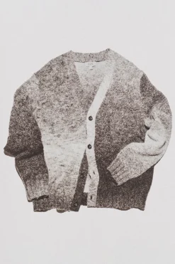 STRICKJACKE AUS ALPAKAWOLLE MIT FARBVERLAUF