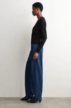 STRICKJACKE AUS BAUMWOLLE MIT POINTELLE-MUSTER