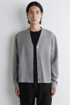 STRICKJACKE AUS DOUBLEFACE-MATERIAL