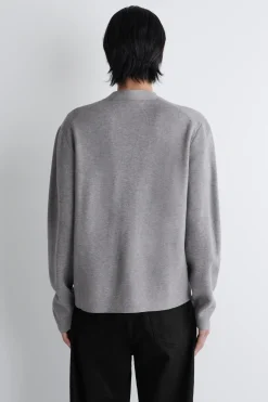 STRICKJACKE AUS DOUBLEFACE-MATERIAL