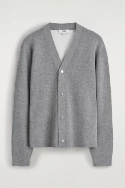 STRICKJACKE AUS DOUBLEFACE-MATERIAL