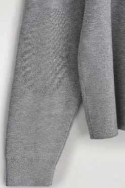 STRICKJACKE AUS DOUBLEFACE-MATERIAL
